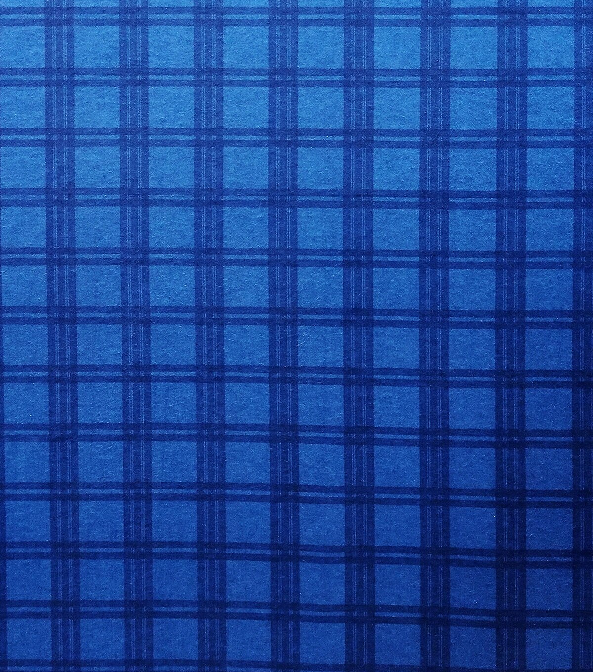 Plaid Blue Super Snuggle Flannel Fabric