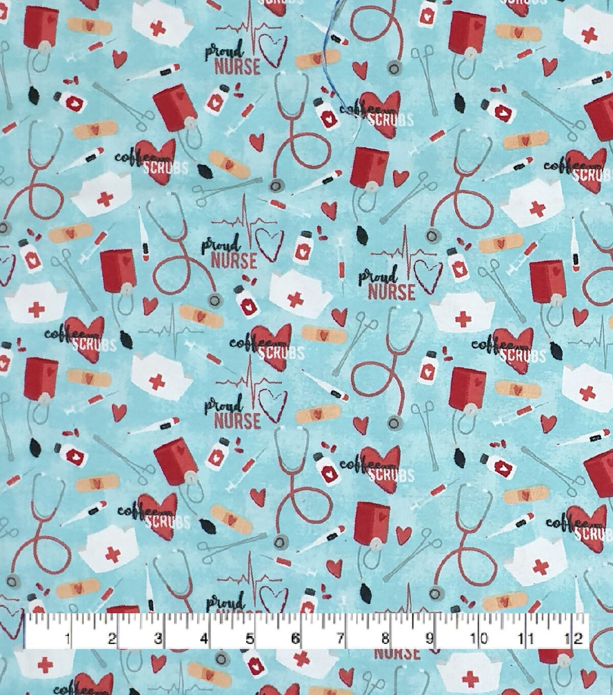 Coffee & Scrubs Super Snuggle Flannel Fabric