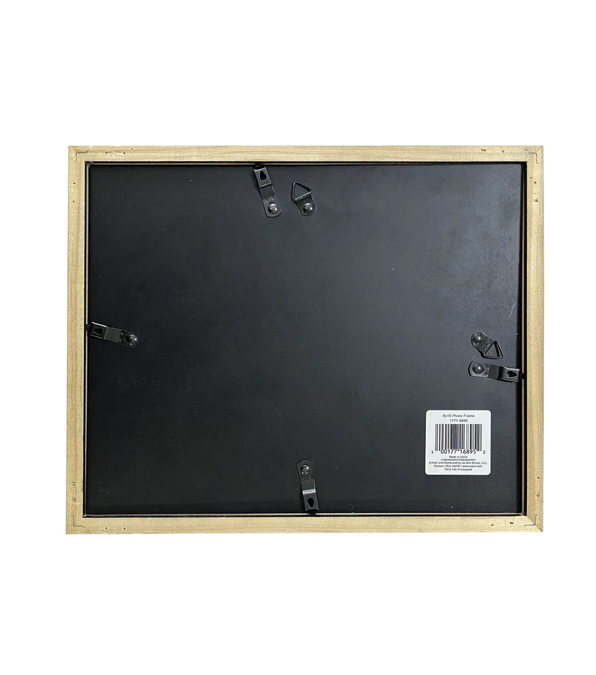 Innovative Creations Black Wooden Frame with Mat 8x10