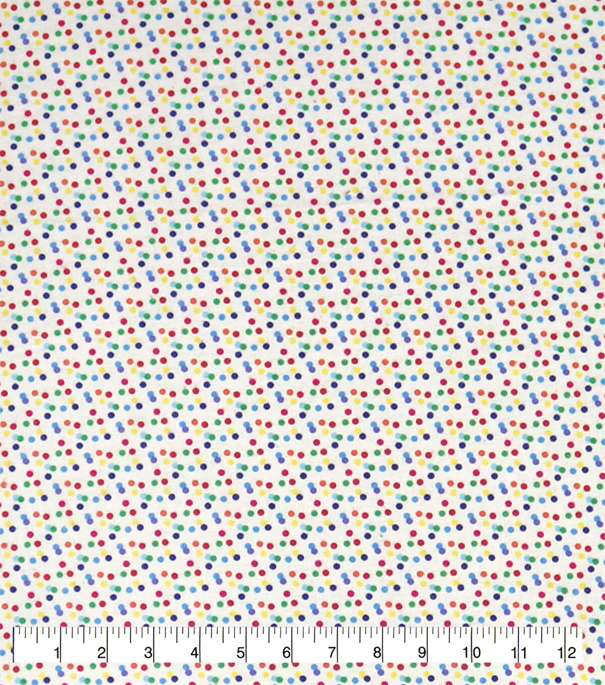 Confetti Dot Multi Super Snuggle Flannel Fabric