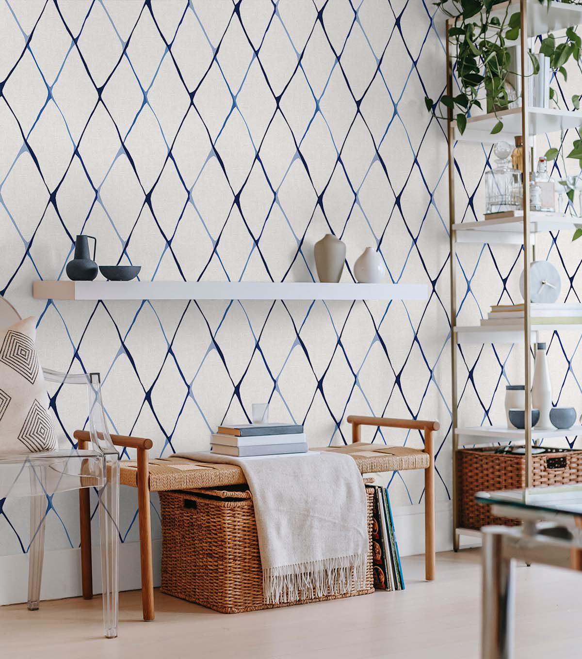 Surface Style 20.5' x 18' Luna Diamondlike Peel & Stick Wallpaper