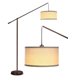 Brightech Hudson LED Floor Lamp - Bronze