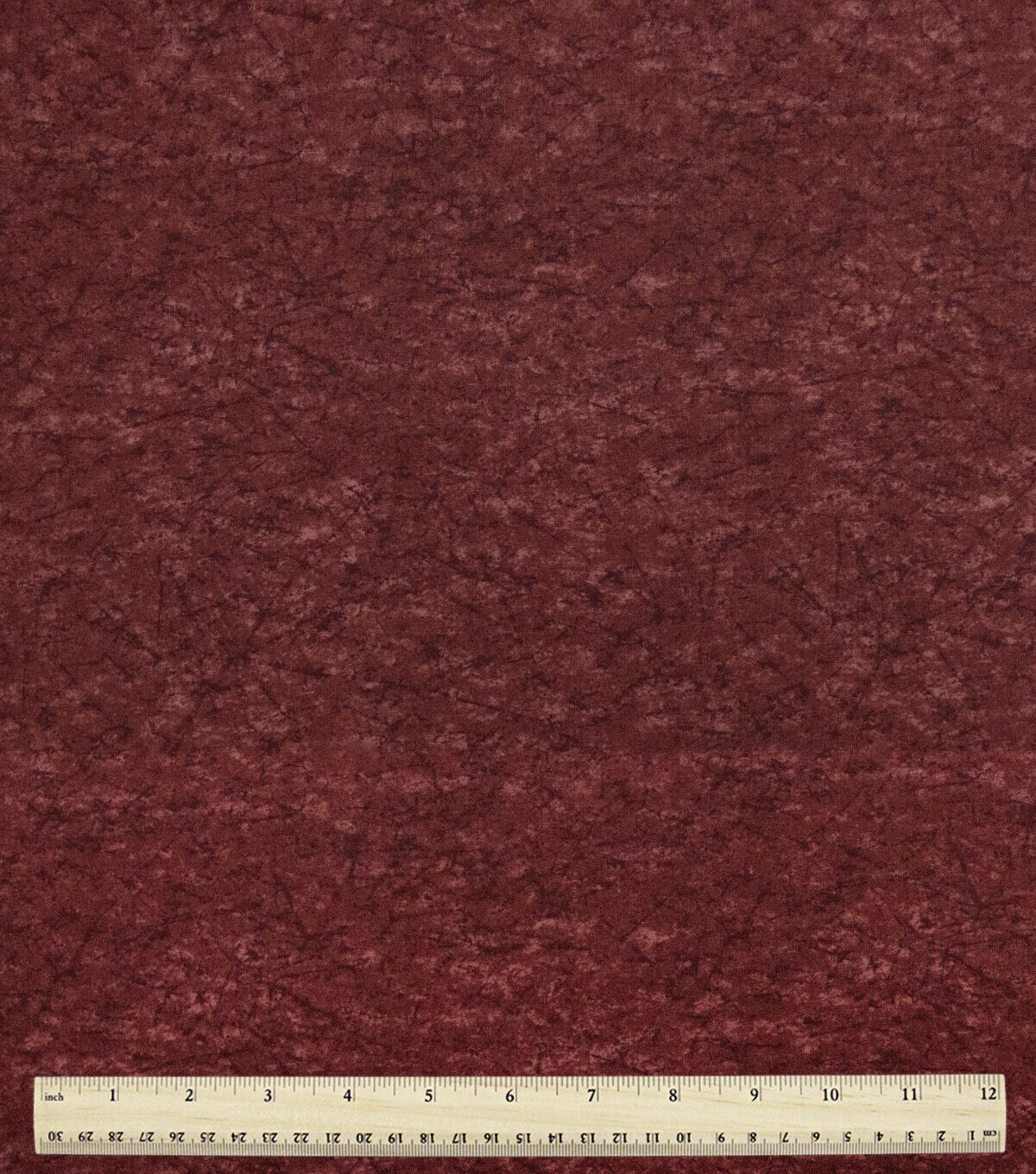 108 Wide Cotton Burgundy Distressed Fabric