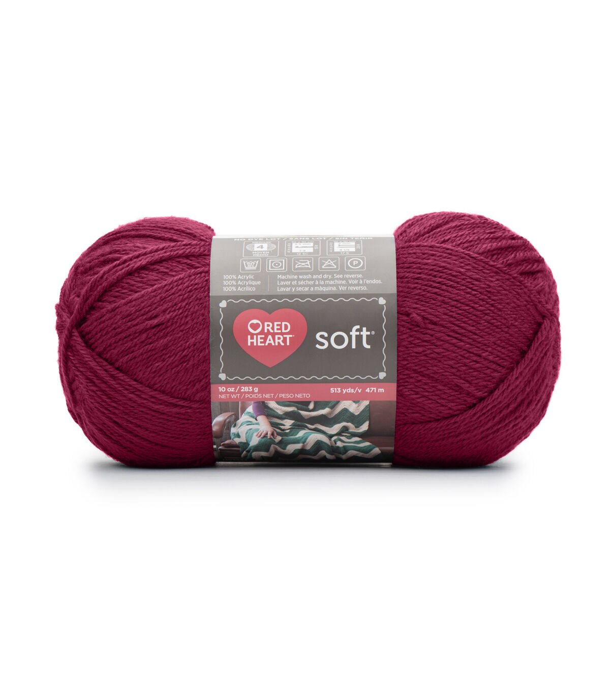 Red Heart Soft 513yds Acrylic Worsted Yarn