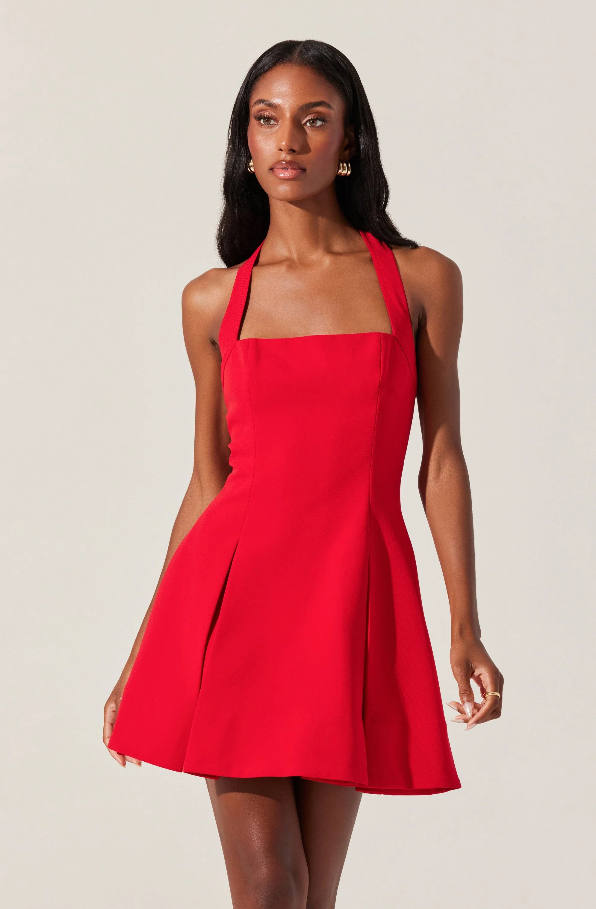 ASTR The Label Lilibeth Halter Neck Mini