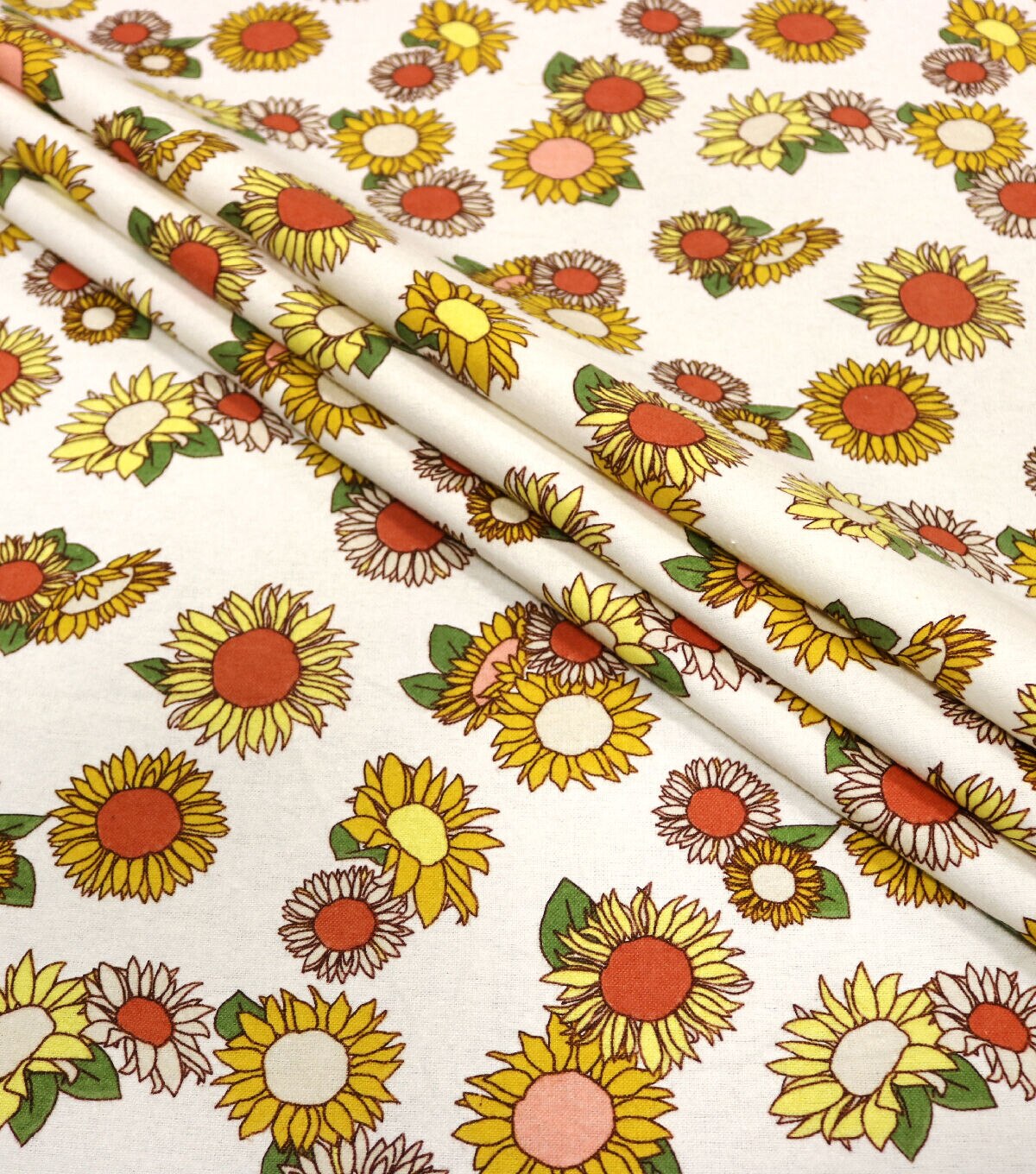 POP! Sunflowers Super Snuggle Flannel Fabric