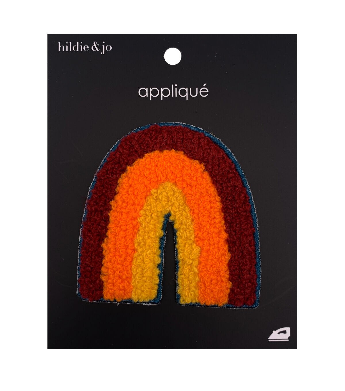 3 Rainbow Arch Iron On Patch by hildie & jo