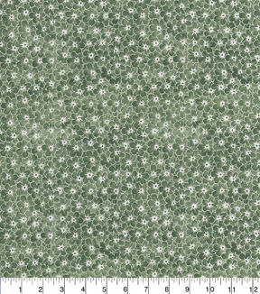 Sage Sundrenched Floral Cotton Fabric by Keepsake Calico
