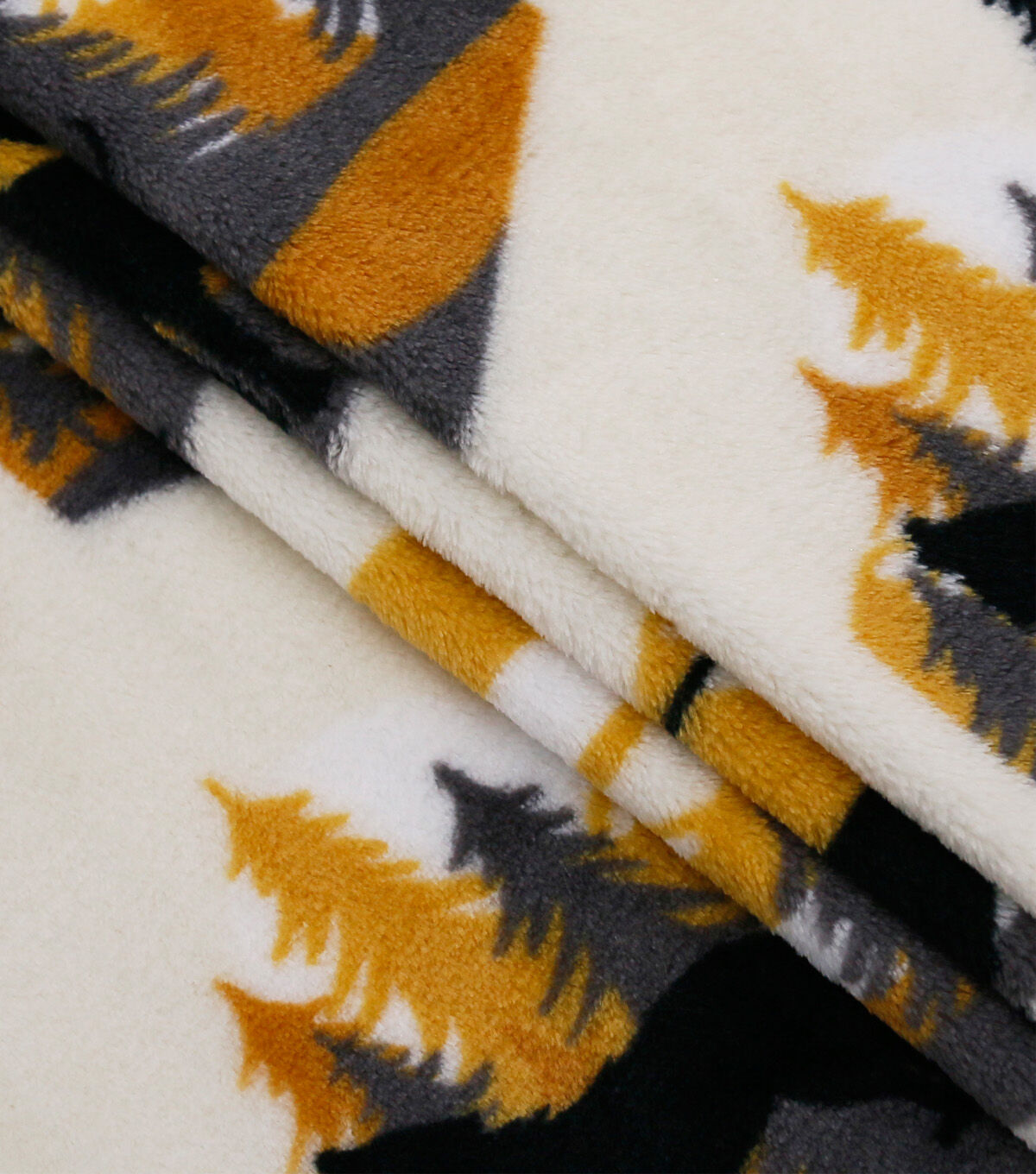 Wilderness Hexagon Sew Lush Fleece Fabric