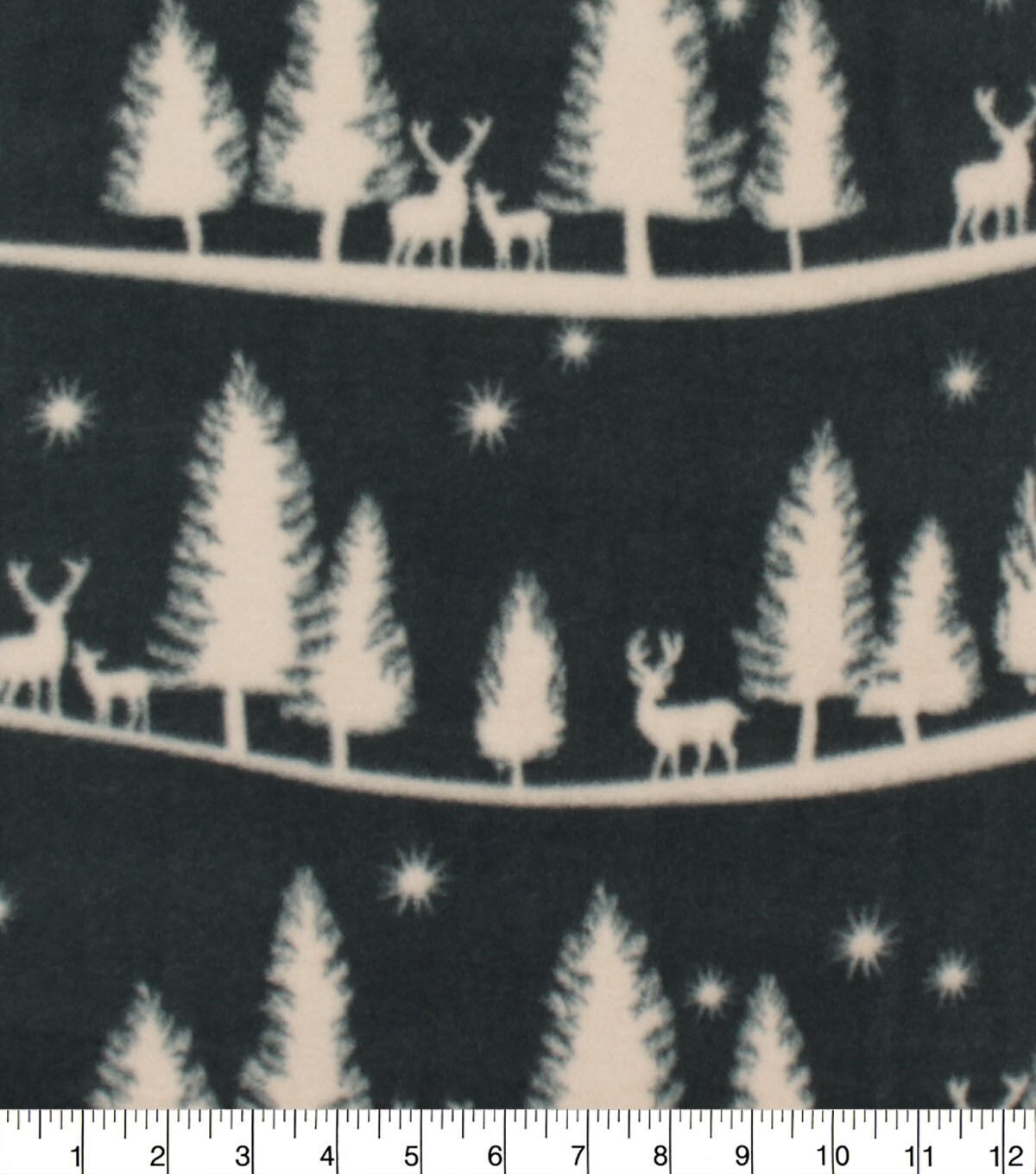 Wildlife Slopes Anti Pill Fleece Fabric