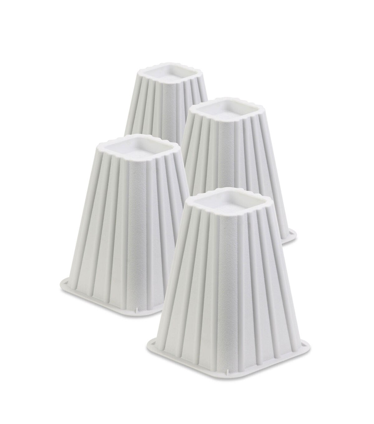 Honey Can Do Bed Risers White 8
