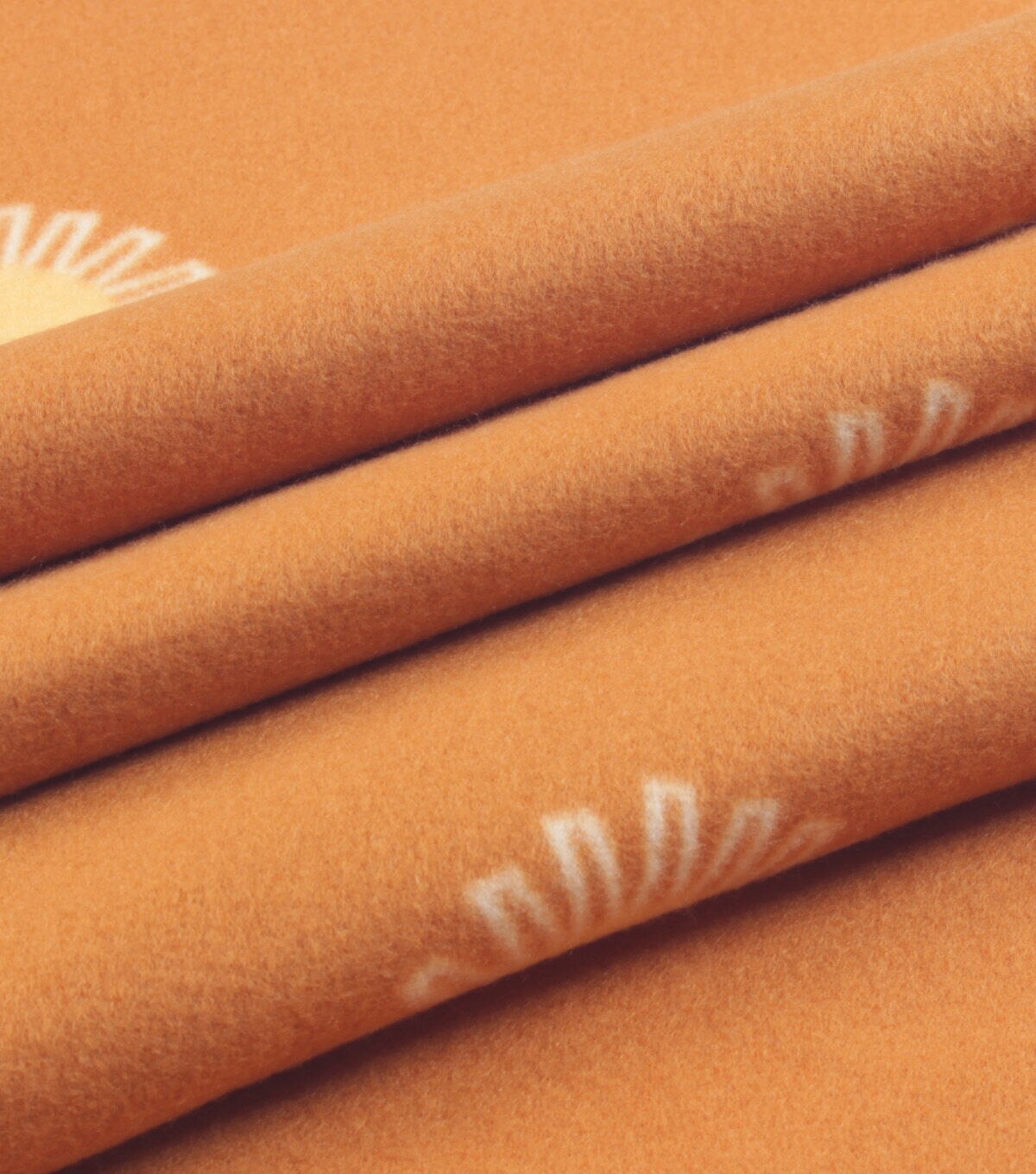 Muted Sun Icons Blizzard Prints Fleece Fabric