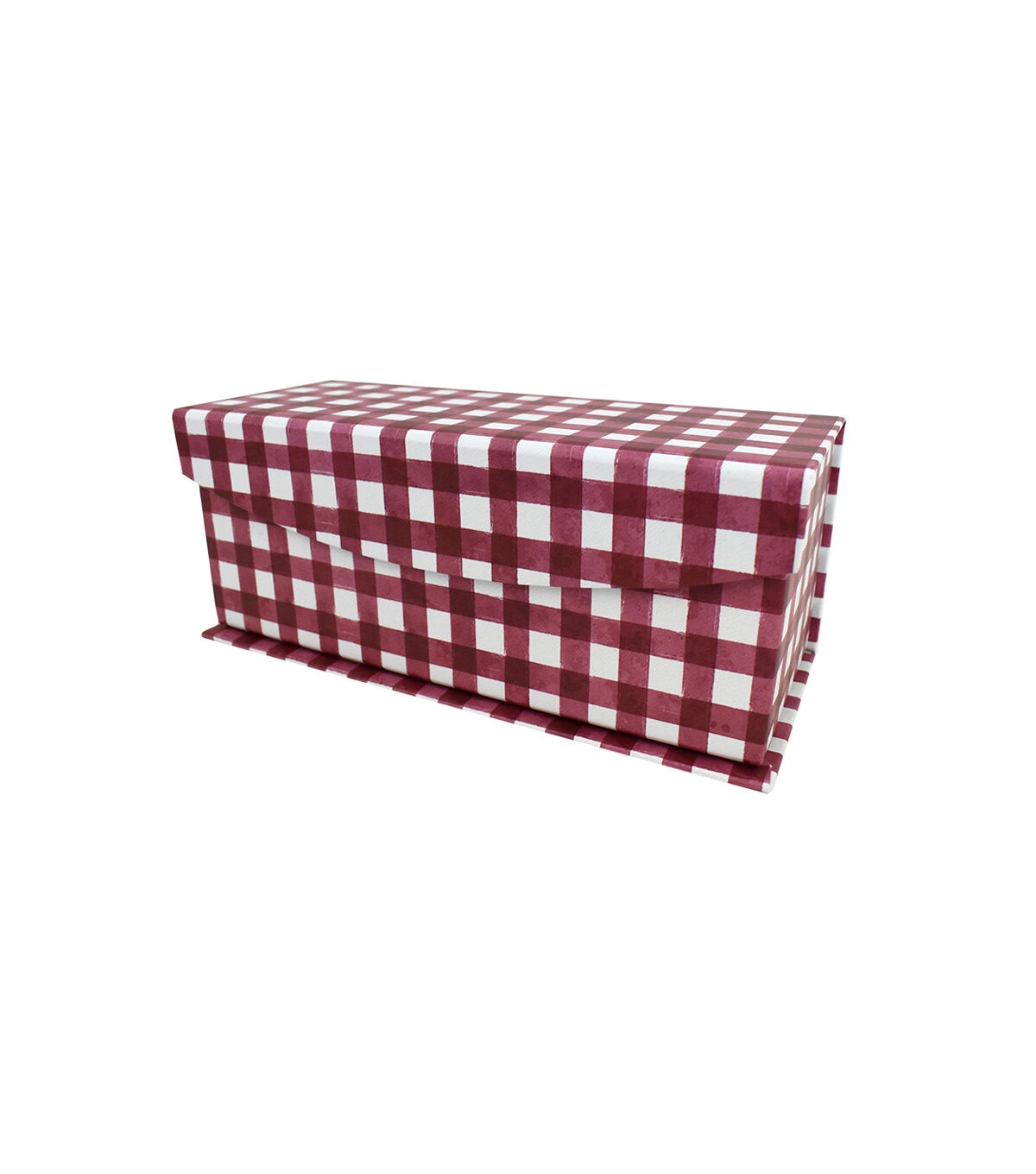 8 Red Checkered Fliptop Box by Hudson 43