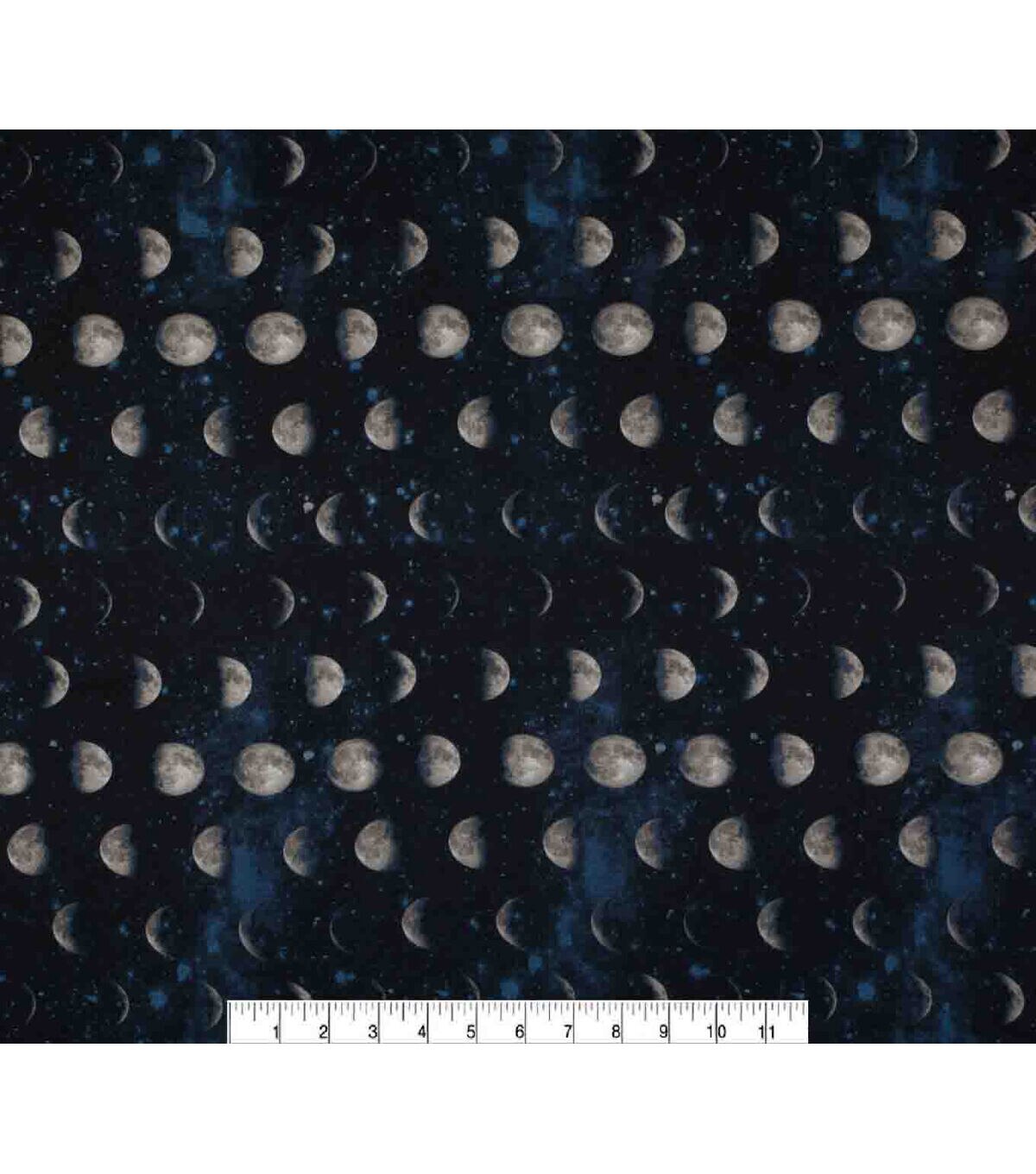 Moon Phases Super Snuggle Flannel Fabric