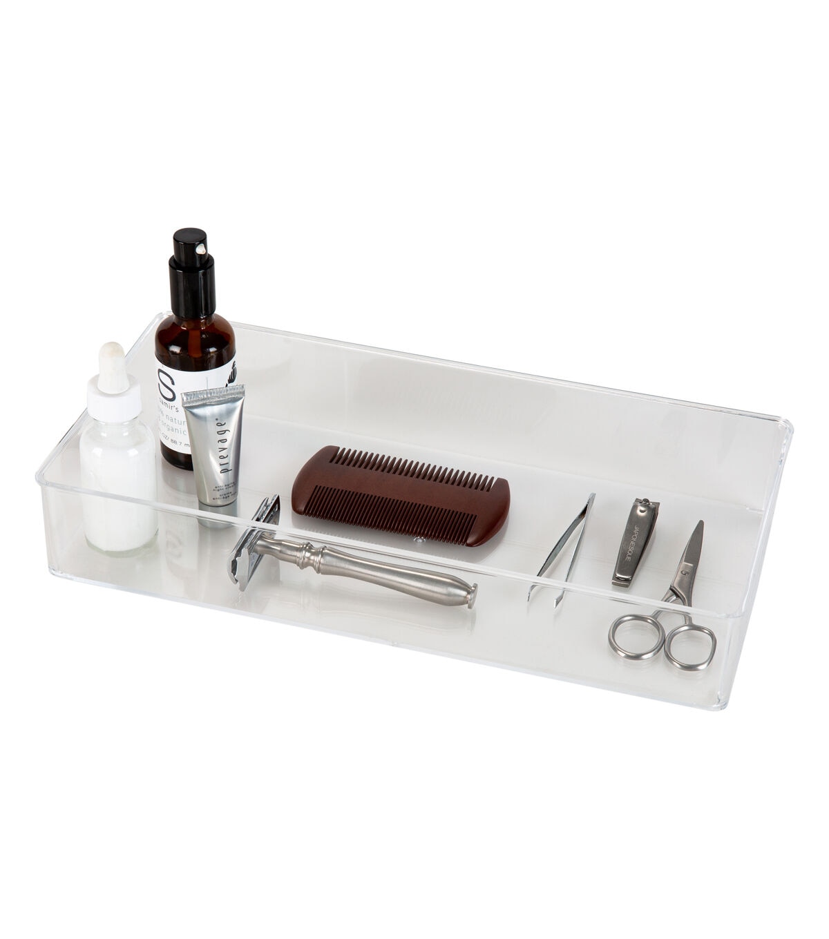 Simplify 12 Clear Rectangular Drawer Organizer