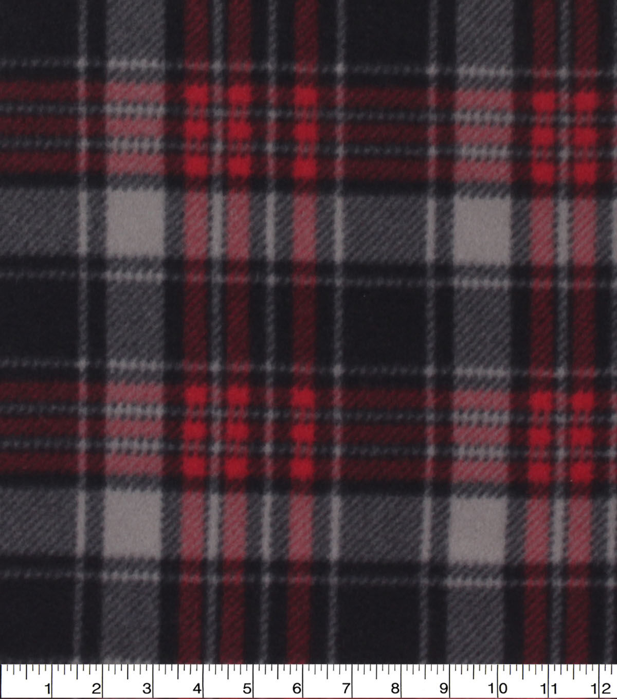 Brad Plaid Blizzard Fleece Fabric