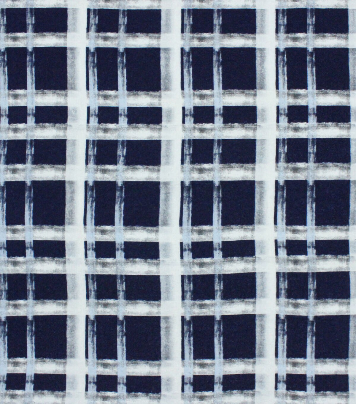 Sketchy Plaid Super Snuggle Flannel Fabric