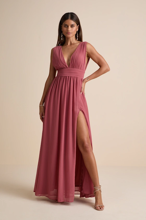Heavenly Hues Desert Rose Maxi Dress