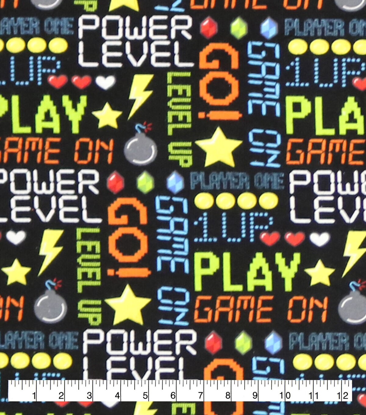 Level Up Super Snuggle Flannel Fabric