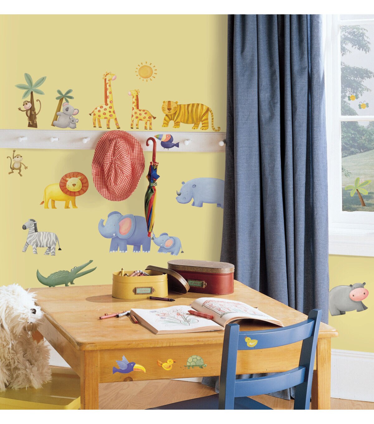 RoomMates Wall Decals Jungle Adventures