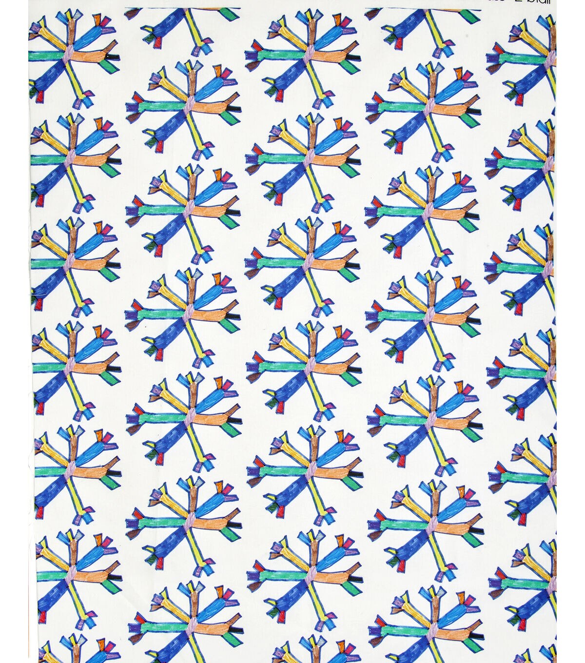 St. Jude Snowflakes by Coraliz Cotton Fabric