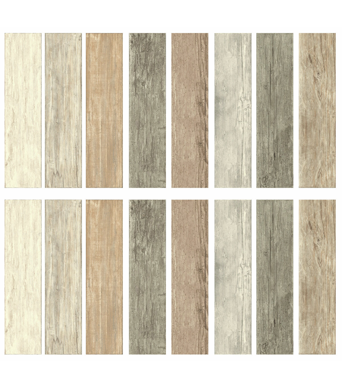 RoomMates Wall Decals Distressed Barn Wood