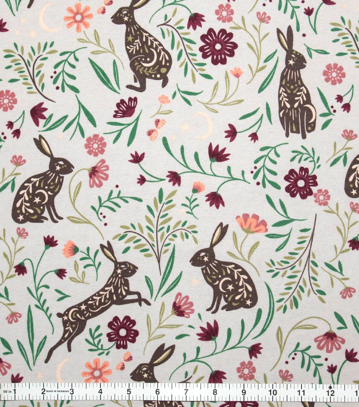 Super Snuggle Celestial Rabbit Flannel Fabric