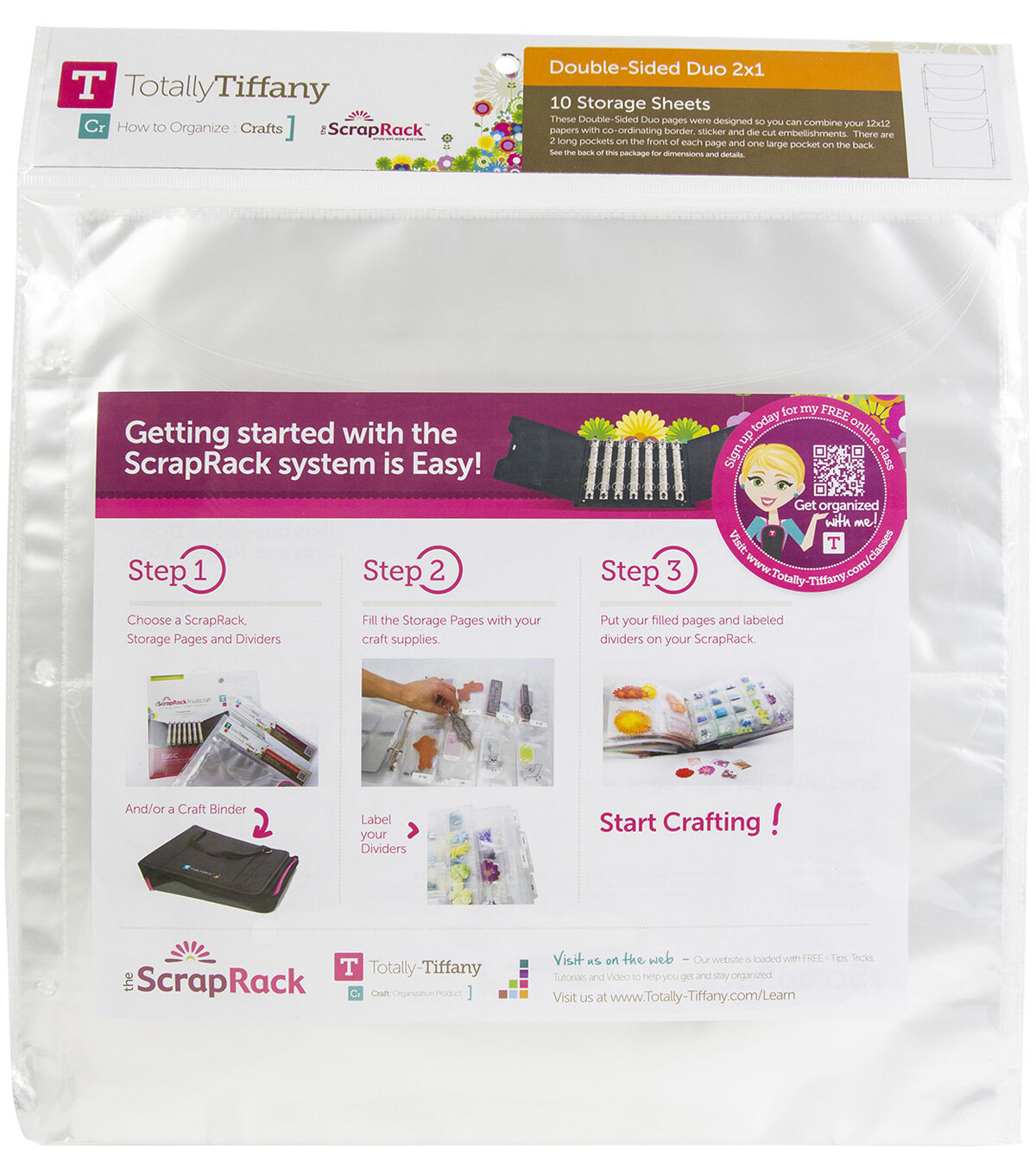 Totally Tiffany 2 x 1 Scrap Rack Double Sided Duo