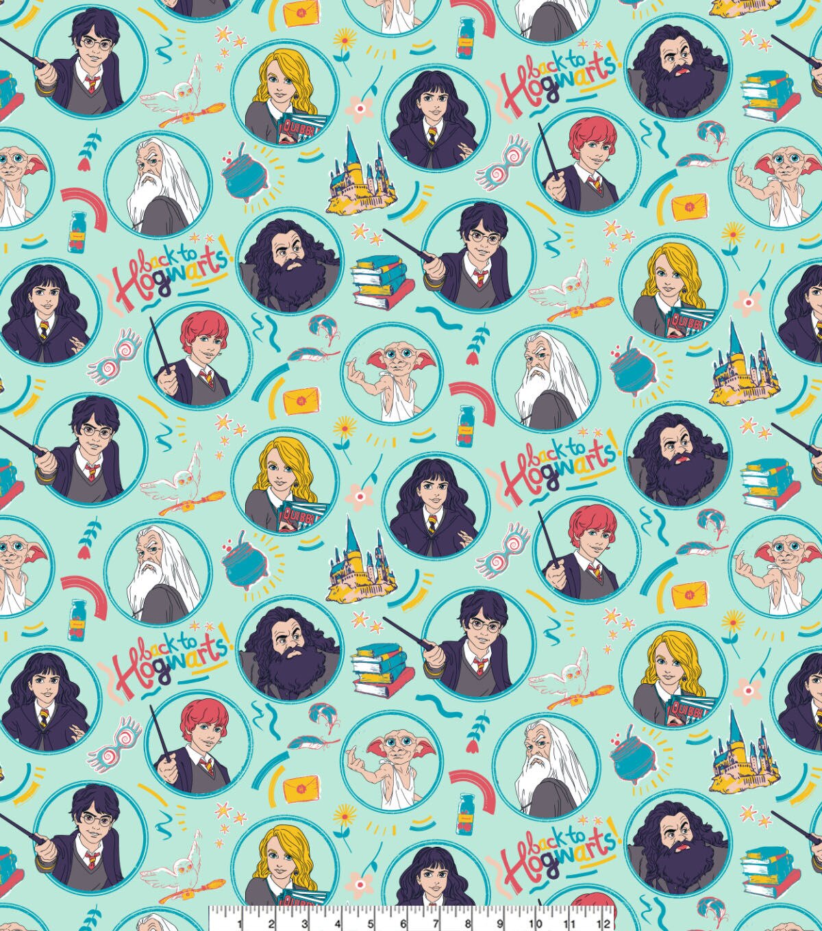 Harry Potter Magic Circle Toss Fleece Fabric