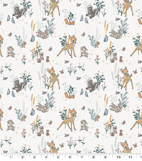 Disney Bambi And Friends Frolic Cotton Fabric