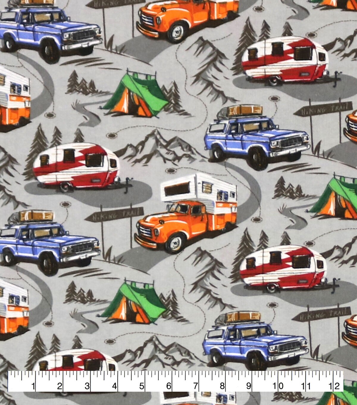 Road Trip Super Snuggle Flannel Fabric