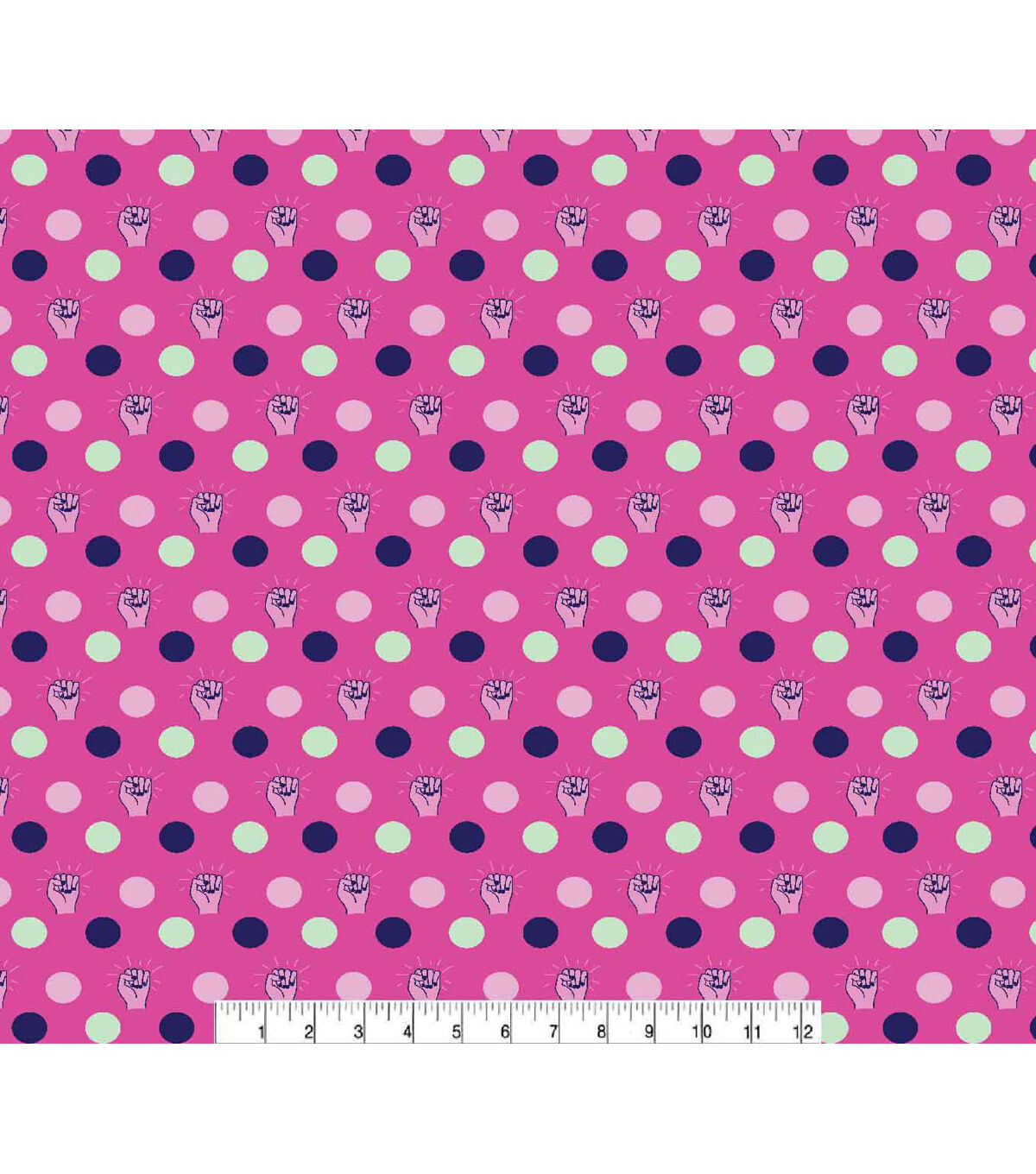 Girl Power Super Snuggle Flannel Fabric