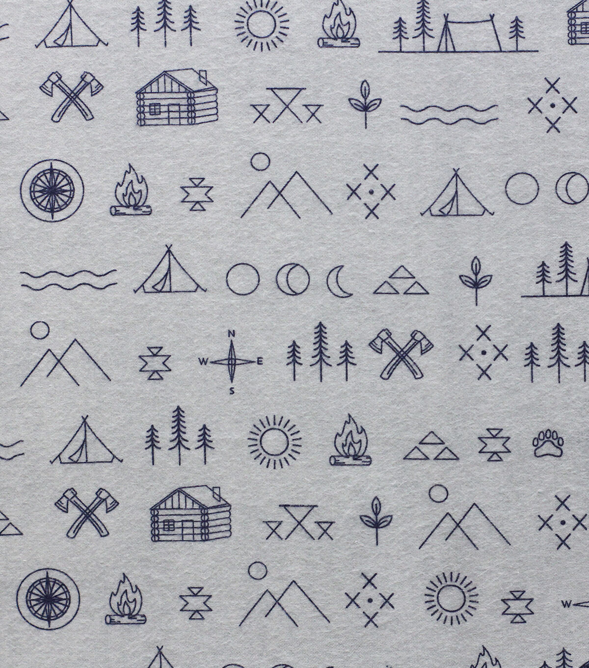 Symbols Super Snuggle Flannel Fabric