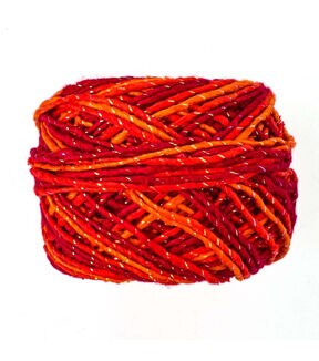 Darn Good Yarn Sparkle 75yds Worsted Silk Yarn