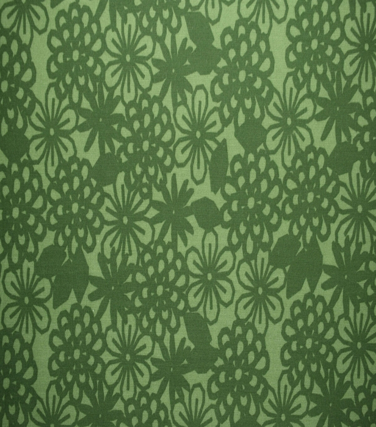 Green Floral Print Quilt Cotton Fabric by Quilter's Showcase