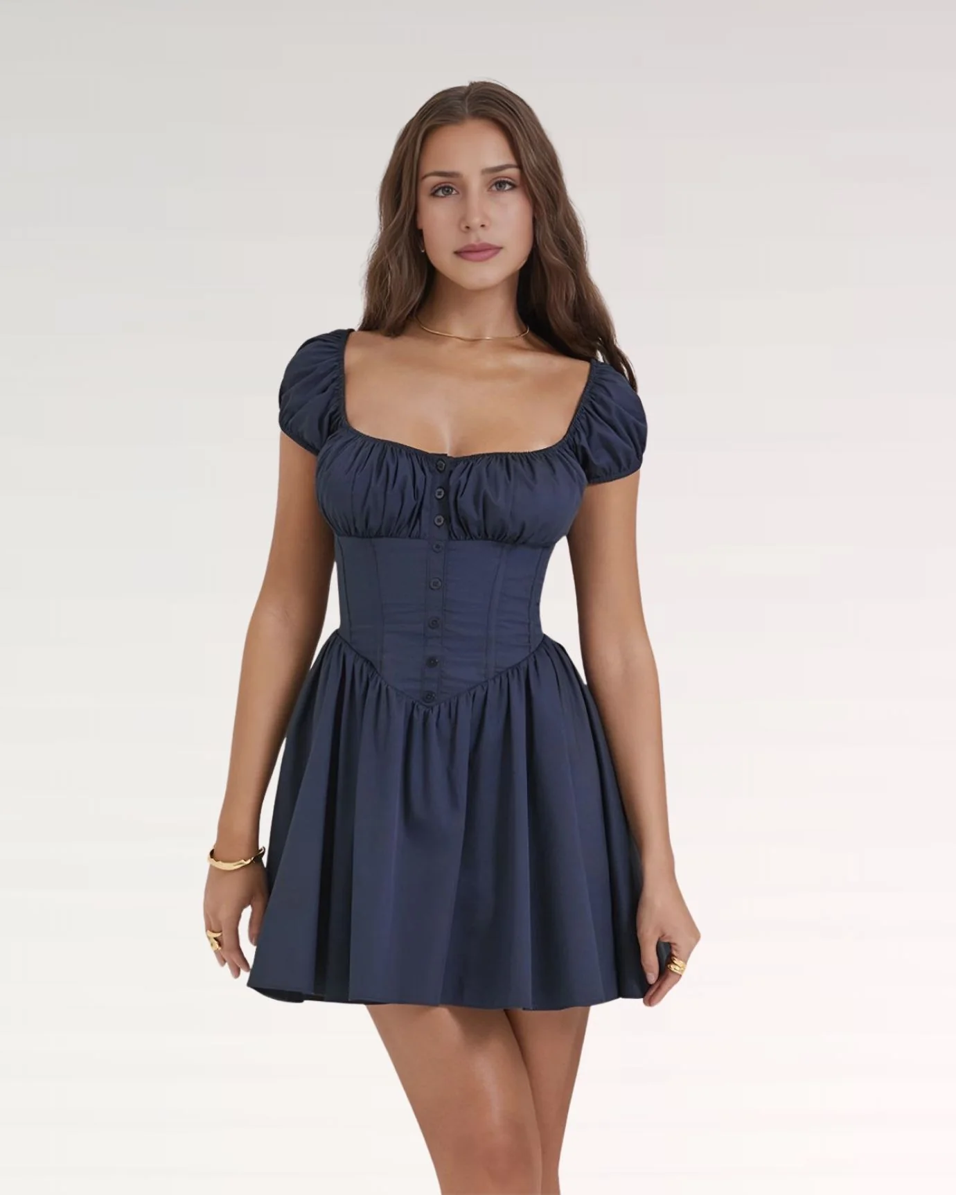 Lovau Seaside Collar Dress