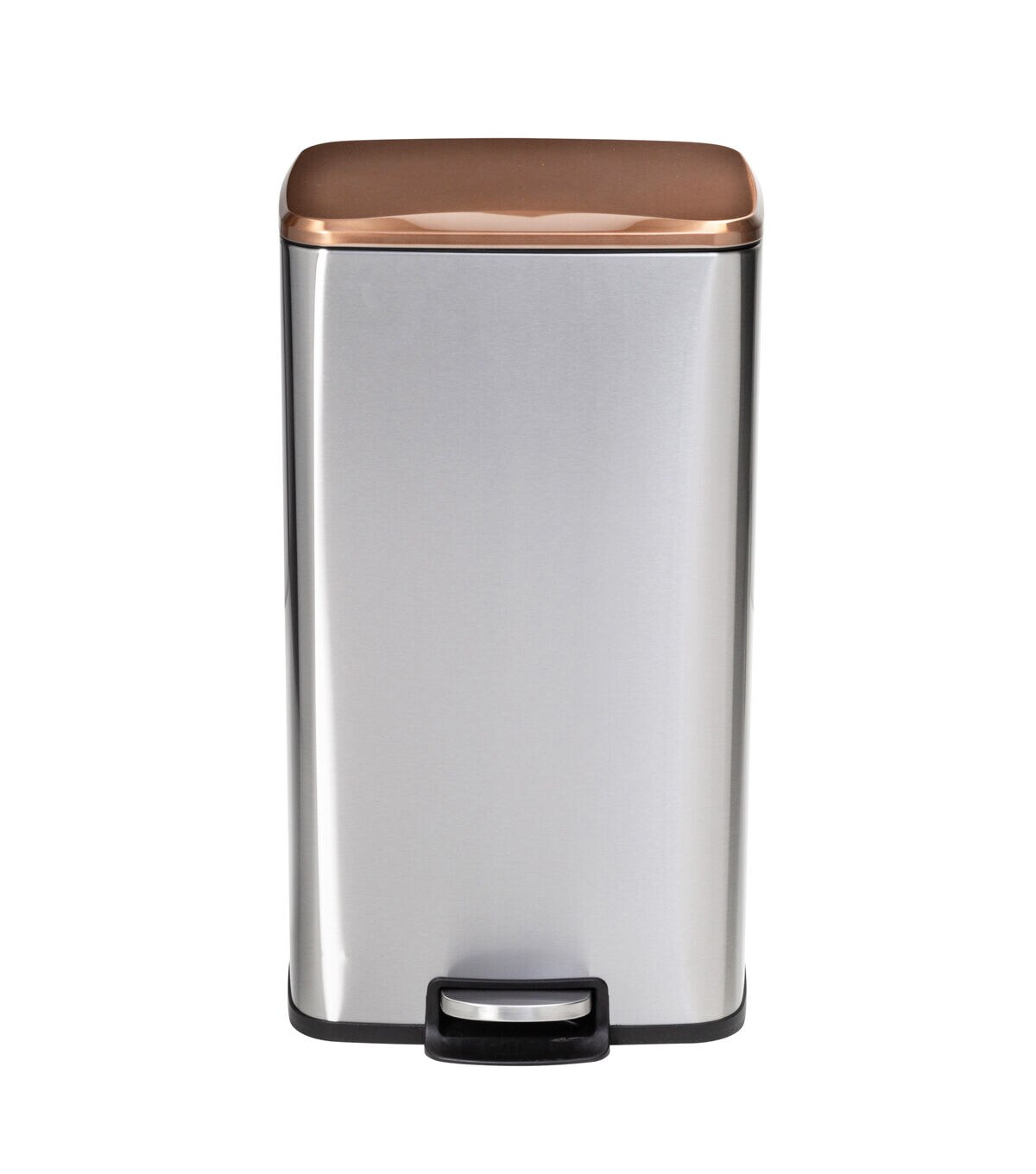 Honey Can Do 13.5 x 24 Rose Gold Stainless Steel Step Trash Cans 2ct
