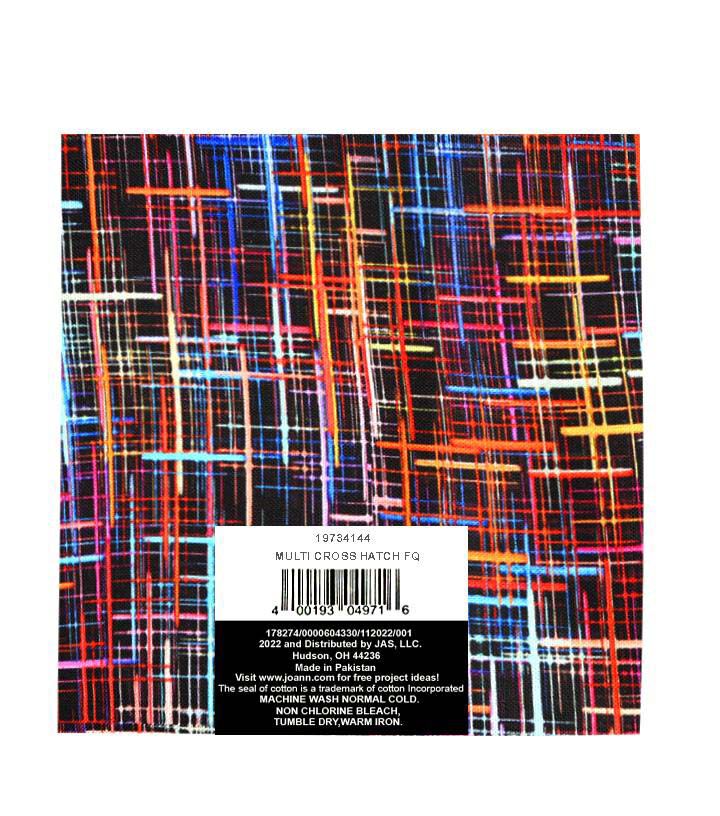 18 x 21 Crosshatch Quilt Cotton Fabric Quarter by Keepsake Calico