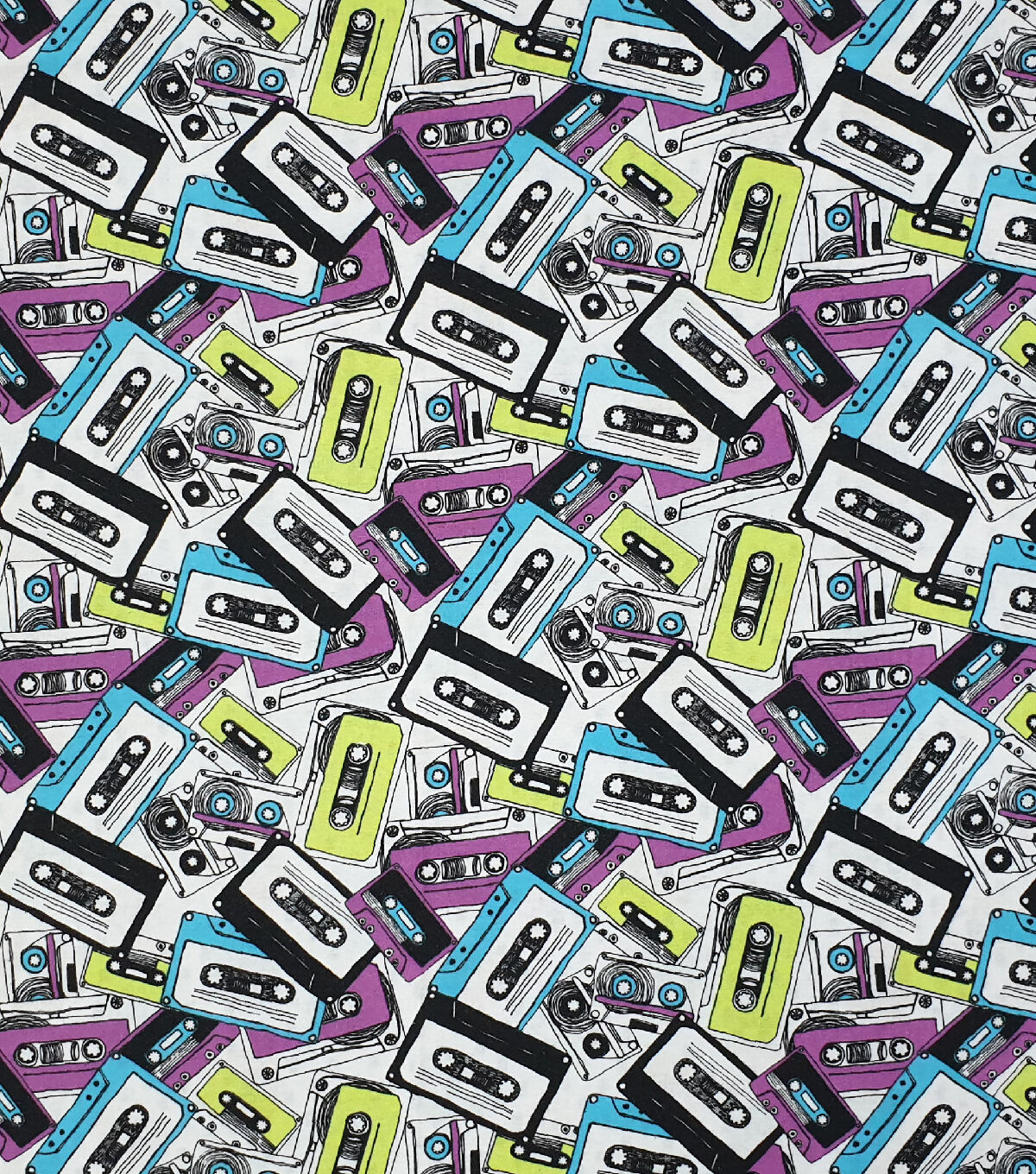 Cassettes Super Snuggle Flannel Fabric