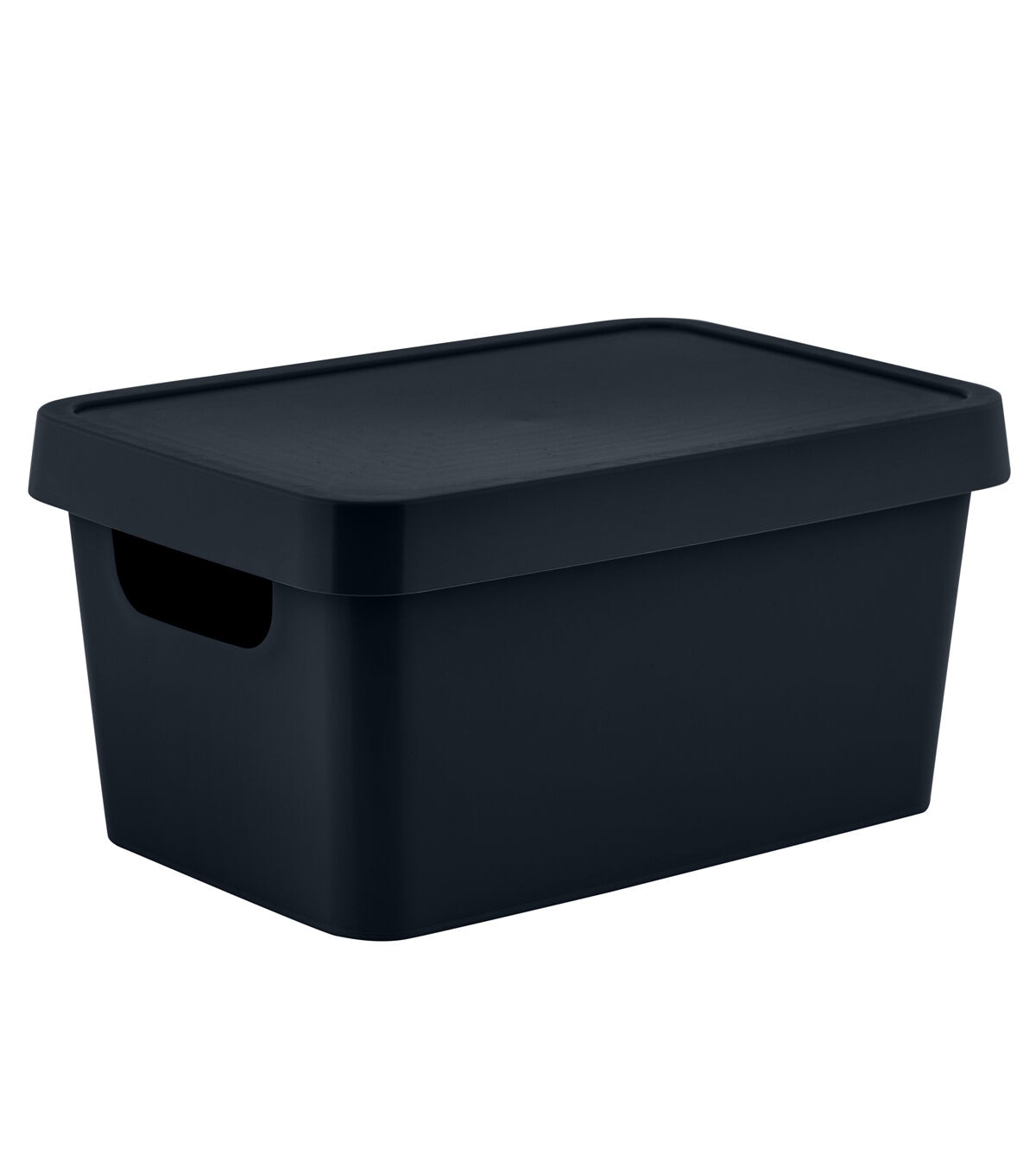 Simplify 10 Charcoal Vinto Storage Box With Lid