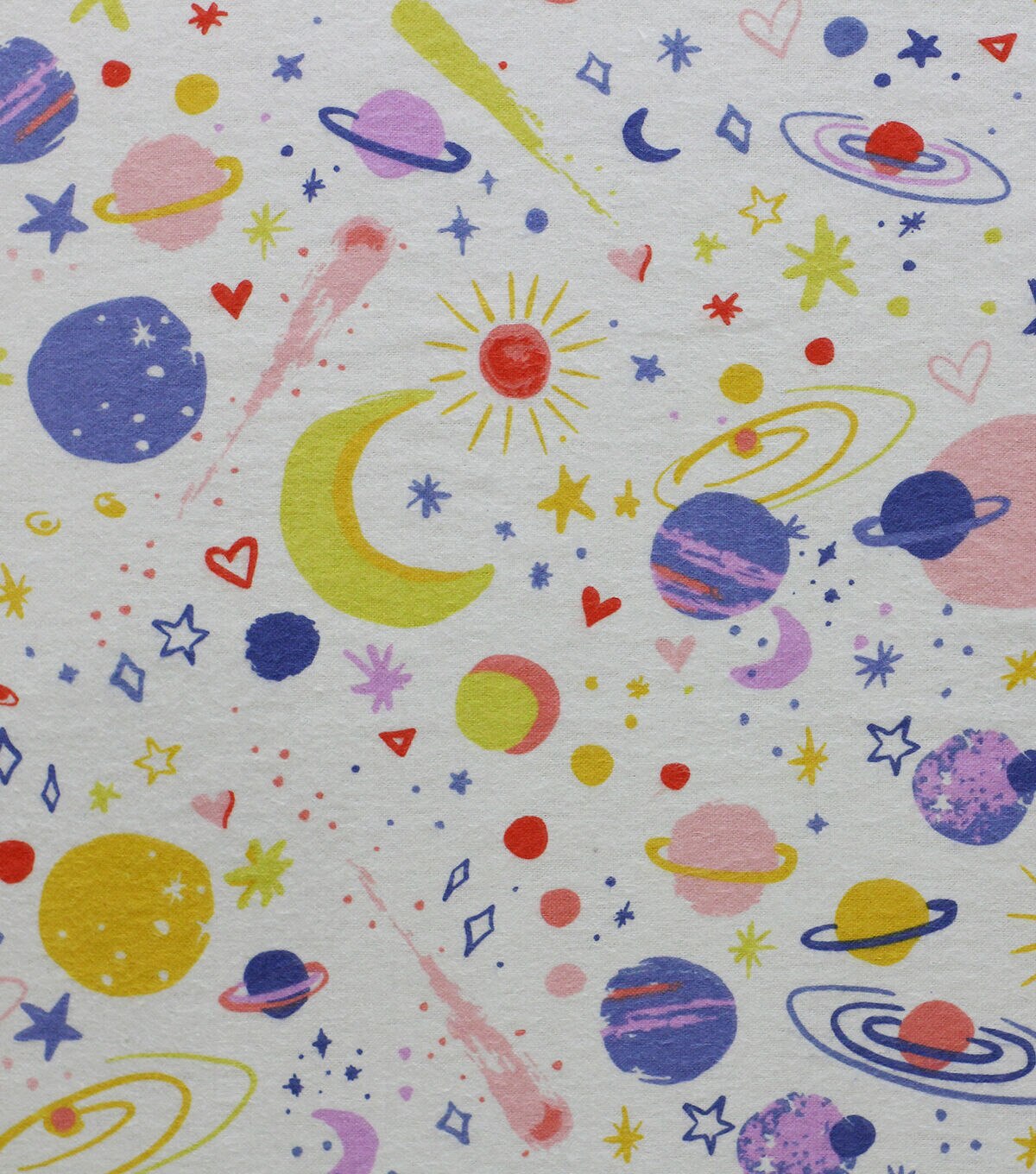 Fun Space Super Snuggle Flannel Fabric
