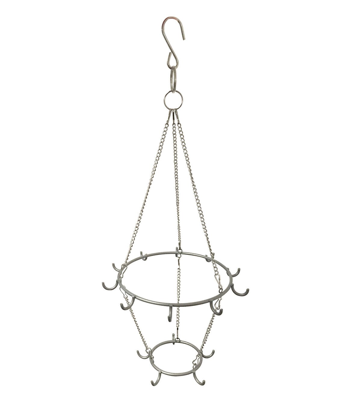 7.5 x 18 Iron 2 Tier Chandelier Frame by hildie & jo