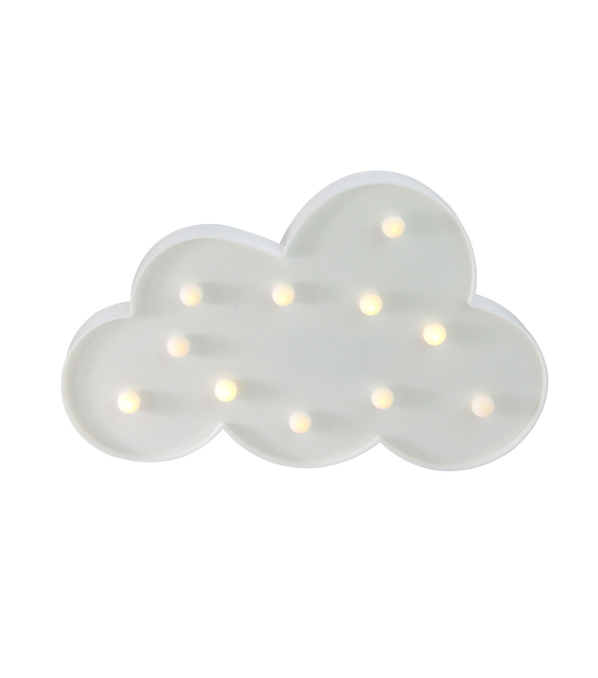 Northlight 11.5 White Cloud LED Marquee Wall Sign