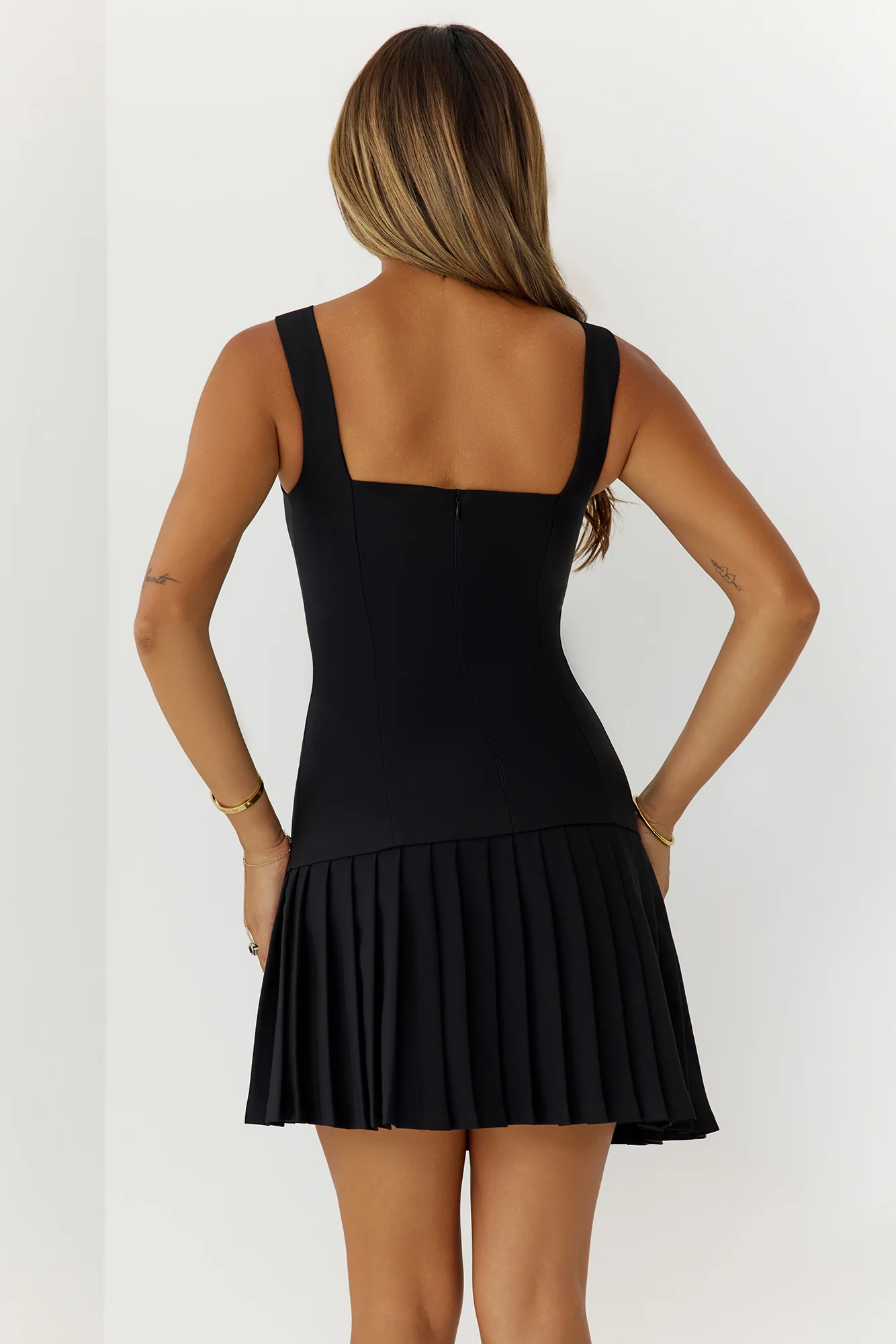 Angelique Mini Dress Black