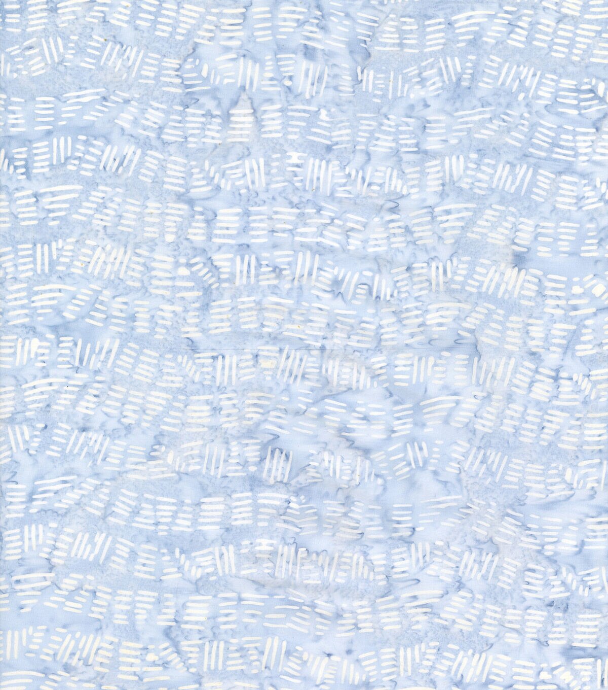 Hi Fashion Funky Dashes On Light Blue Batik Cotton Fabric