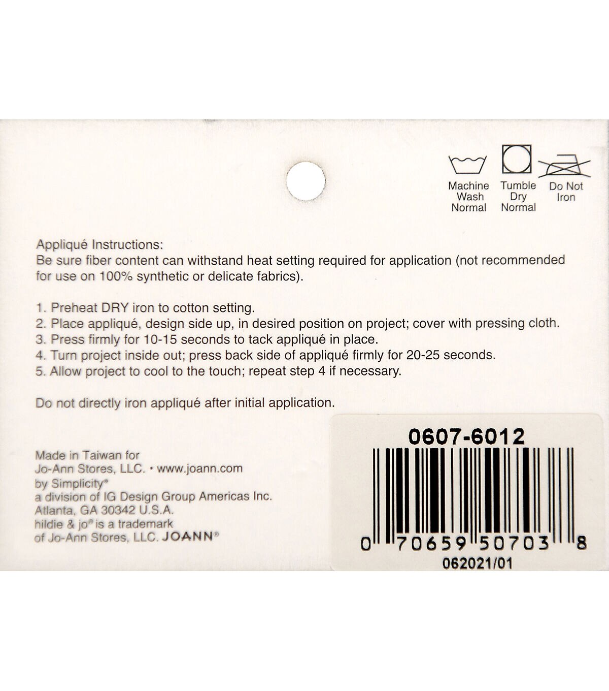 Wrights 4 x 3 Pink & Purple Layered Butterfly Patch