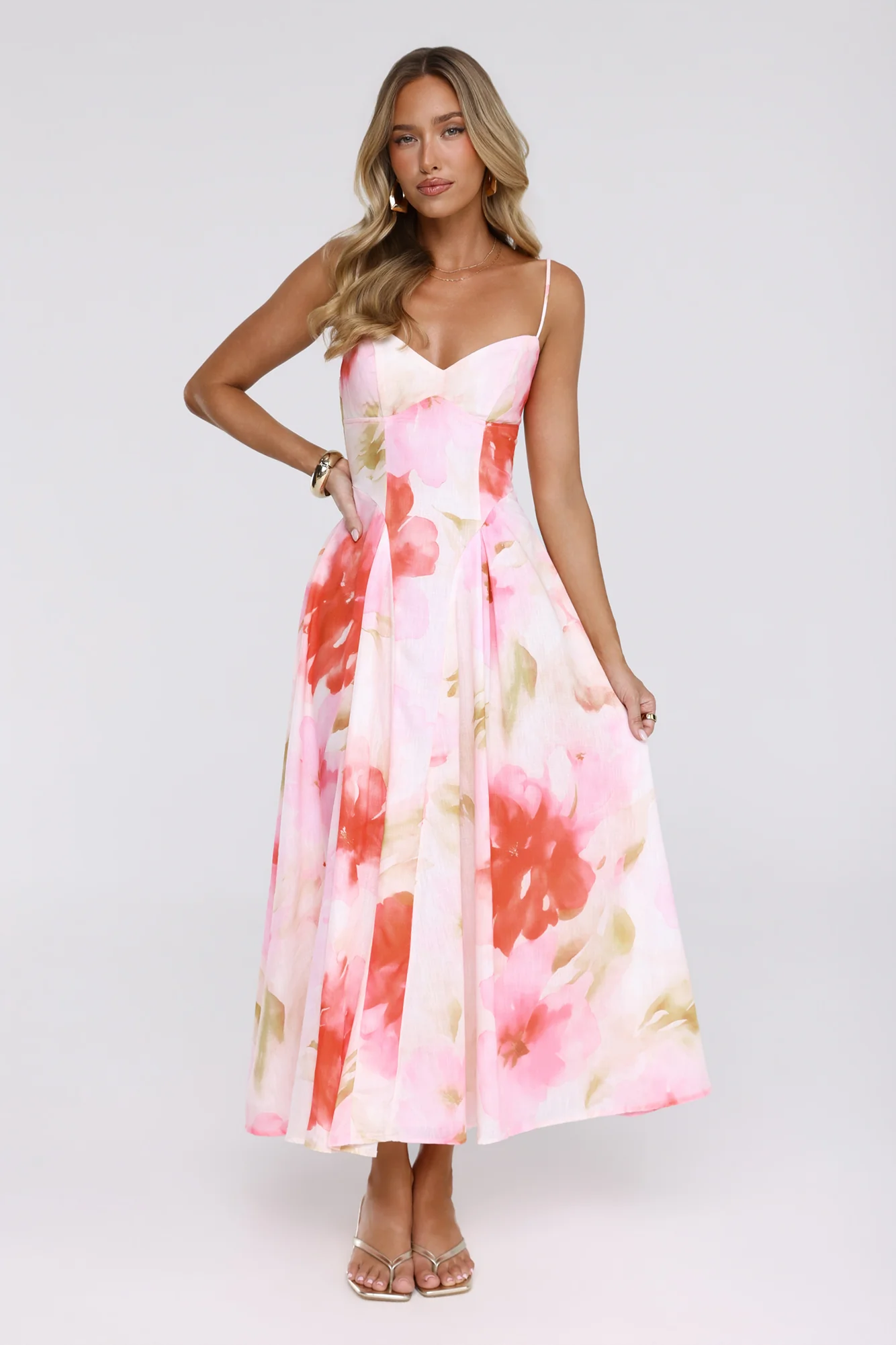 Outfit Says It All Midi Dress Pink