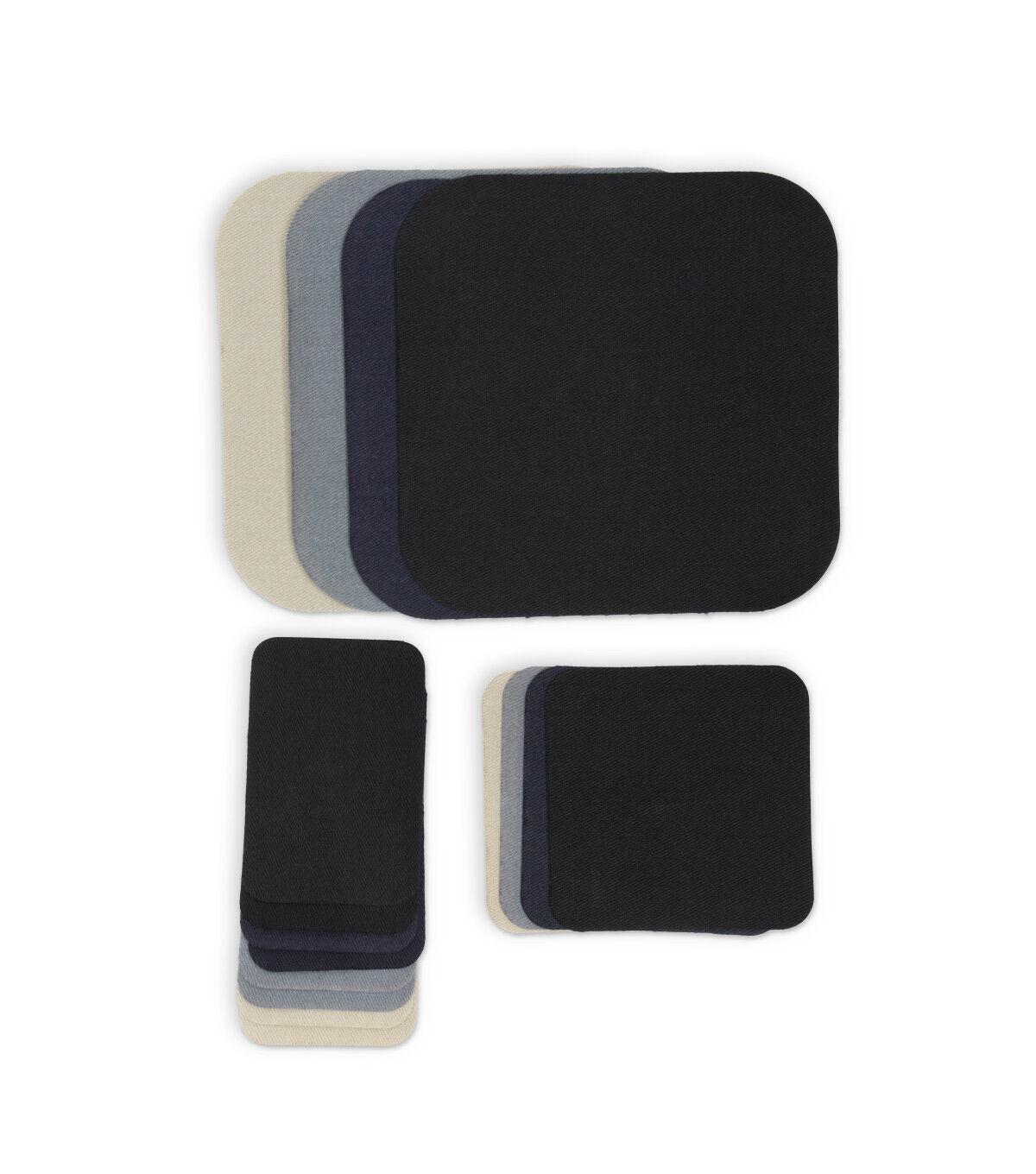 Dritz 16ct Assorted Twill Iron On Patches