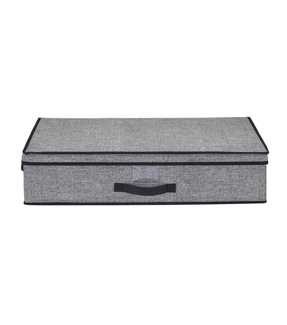 Simplify 28 x 16 Black Under the Bed Storage Box