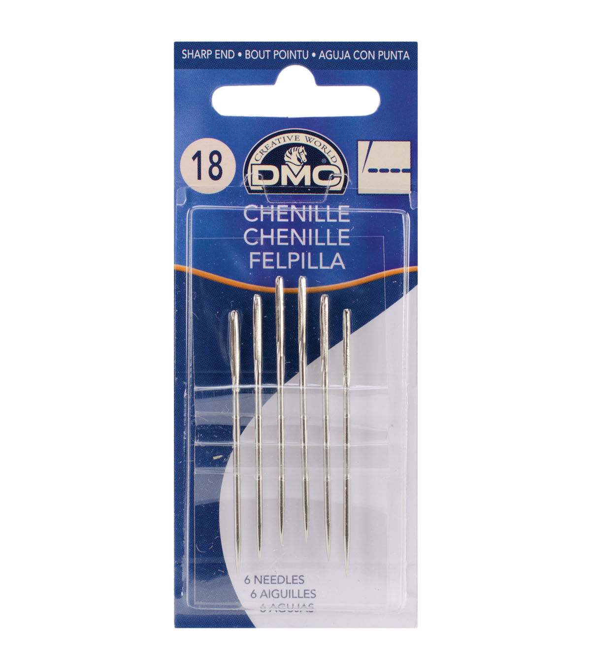 DMC Darners Hand Needles 7Pcs Size 18